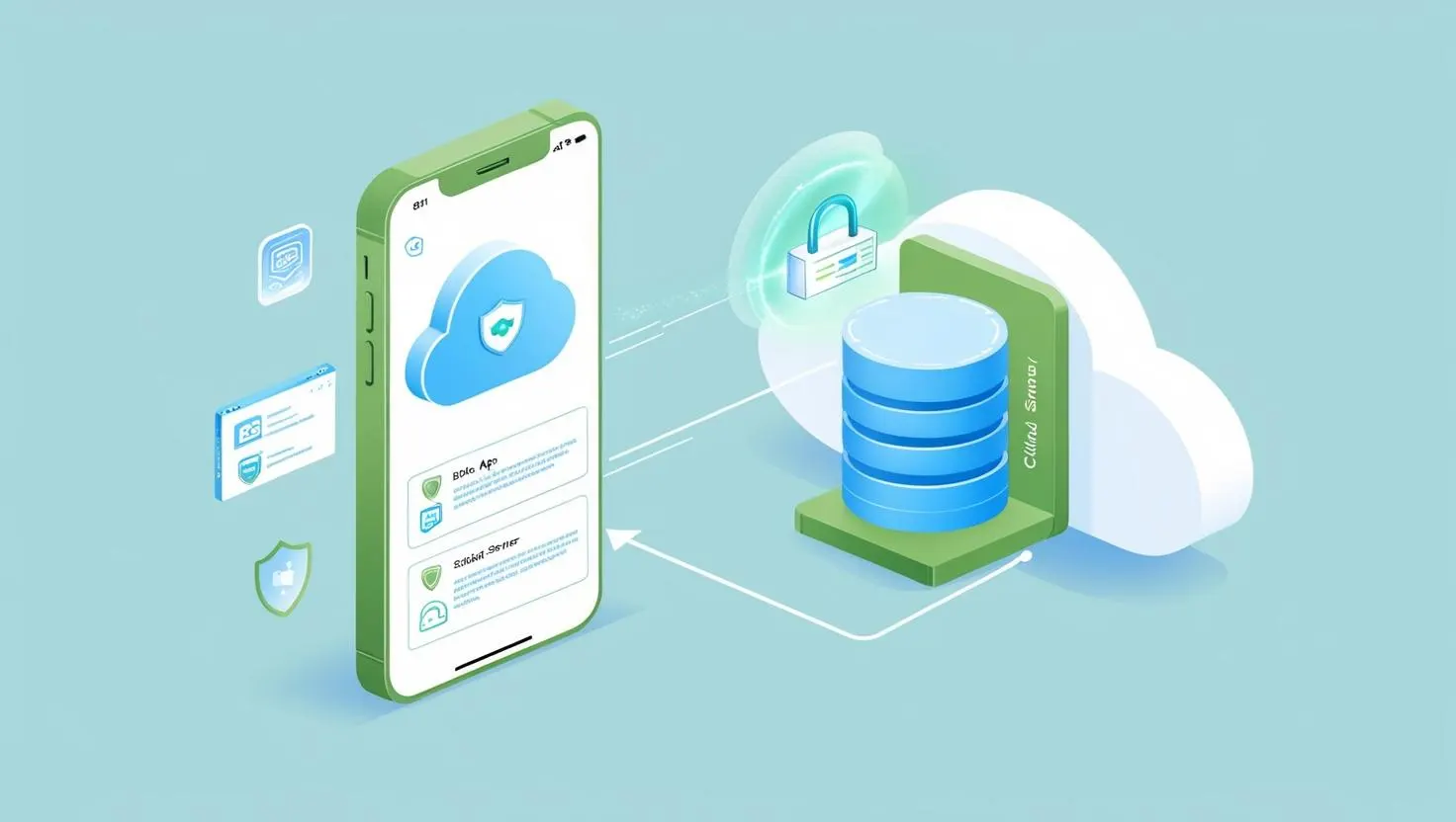 3d animated showcasing mobile application
